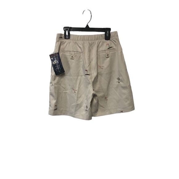 Coral Bay Pants - Coral Bay Golf Cream Embroidered Palm Trees 4P NWT